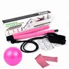 Barra de fitness para pilates, pelota de yoga de cuatro piezas, cinturón elástico para entrenamiento de músculos del pecho, barra funcional para pilates, cuerda elástica elástica
