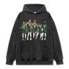 Camiseta Americana Vintage Celta Transfronteriza con Estampado de los Boston Celtics Sudadera Pesada de Cuello Redondo