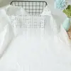 Tela de Encaje de Malla Blanca Cortina Tela de Fondo para Fotos de Boda Mesa de Comedor Vestido Ropa