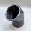 Formosa Huaya PVC Codo Químico de 45 Grados Conexiones Industriales para Tuberías Curva Pequeña Media Curva Accesorios para Tuberías de Agua Conector de Plástico