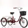 Nuevo puesto de instalación anciano hombre mayor scooter de movilidad rickshaw coche doble persona pedal triciclo adulto bicicleta de pedal