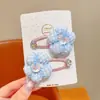 Pinza para el pelo dulce de niño, clip lateral de flor de dibujos animados para flequillo, no daña el pelo, pinza BB, pinza para el pelo de niña, clip de accesorios para el pelo