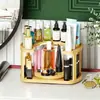 Estante de Almacenamiento Giratorio de Madera de Múltiples Niveles Transfronterizo Estante de Almacenamiento para Botes de Especias de Cocina Estante para Artículos de Tocador de Baño para el Hogar