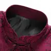 Conjunto de Traje Tang para Hombre con Cuello Mandarín Nuevo Otoño 2026 Conjunto Casual de Dos Piezas Estilo Chino para Hombres de Mediana Edad y Mayores