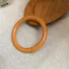 Pulsera Redonda Simple de Resina Sfumato Fresca, Dulce, Suave y Versátil Pulsera de Nicho de Alta Gama para el Uso Diario de Mujeres
