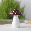 Aoki Fan Loto Blanco Lingote Hongo DIY Pintado a Mano Juguetes para la Primera Infancia Adornos de Madera Juguetes Educativos Hechos a Mano