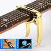 Capotraste de Guitarra Folk Metal Capotraste de Guitarra Elétrica Acessórios para Ukulele Clipe Afinador Unissex