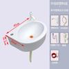 Nuevo Lavabo de Pared Sin Taladrar, Lavabo Pequeño, Lavabo Simple de Plástico, Lavabo Temporal para Alquiler