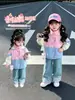 Roupas de frio para meninas, nova coleção outono 2026, jaqueta estilosa de primavera e outono para bebês meninas, blusa de outono para crianças