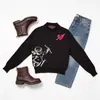 Elegante y estiloso suéter de punto para mujer, nueva colección otoño/invierno 2026, corte holgado, versátil, tejido de punto de cuello redondo para usar en capas