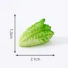 Simulación Verdura Luminosa Pimiento Berenjena Lechuga Casa de Muñecas Decoraciones DIY Accesorios Miniatura Pequeños Adornos