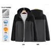 Chaqueta Gruesa Todo en Uno para Montañismo al Aire Libre con Logo Impreso Ropa de Trabajo para Grupo Corporativo Cálida Ropa de Trabajo de Plumas