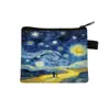 Porta-moedas Artístico Van Gogh Transfronteiriço, Porta-cartões Moderno com Estampa de Desenho Animado, Bolsa de Armazenamento Personalizada para o Dia dos Namorados, Venda Quente no Atacado