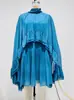 Otoño/Invierno 2026 Nuevo Transfronterizo Europeo y Americano Temperamento Elegante Vestido de Gasa Moda Camisola Interior Conjunto de Dos Piezas