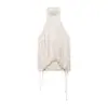 Top de Tirantes con Pliegues en la Espalda, Estilo Europeo y Americano Transfronterizo, Nueva Moda 2026, Elegante para Mujer, Venta al por Mayor, Pequeño 2678002