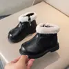 Botas de Nieve para Niñas, Nuevos Zapatos de Algodón para Bebé Otoño/Invierno, Zapatos para Niños Pequeños, Zapatos Forrados de Felpa, Botas para Niños Pequeños