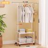 Tendedero Simple, Perchero de Pie para el Hogar, Perchero de Dormitorio para Ropa de Cama, Estante Integrado para Almacenamiento y Organización de Dormitorio de Alquiler