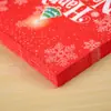 Servilletas Impresas de Año Nuevo Personalizadas Exportación Transfronteriza Decoración Festiva Servilletas de Mesa Servilletas Rojas de Doble Capa Servilletas Cuadradas