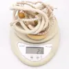 Cinturón de Cuerda de Algodón para Mujer Accesorios Retro de Alta Gama Vestido Decorativo Cuerda de Cintura Étnica Beige Moda Combinable Jeans