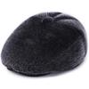 Fabricantes de sombreros de mediana edad y ancianos al por mayor gorra de invierno nueva de piel de visón gorra para hombre moda gorra cálida para hombre mayor