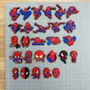 Pingentes de sapato da série Homem-Aranha, fivelas de sapato, pingentes de sapato de PVC para Crocs, mais vendidos na Amazon