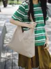 Bolso de hombro cruzado estilo coreano ins simple retro de alta gama, bolso de mano casual de color sólido de gran capacidad