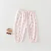 Calça Repelente de Mosquitos para Bebê Calça de Verão para Bebê com Punho Calça Lanterna Gelada para Bebê Malha Jacquard Calça 100% Algodão para Bebê