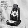 Cojín de Asiento de Coche Celebridad de Internet Pequeño Flor Rosa Chanel Funda de Asiento Lazo Dibujos Animados Funda de Asiento para Mujer Medio Paquete Cojín de Asiento Camelia
