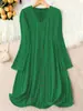 Vestido de Punto Interior Delgado y Elegante Transfronterizo Europeo y Americano Estilo Elegante Falda Larga