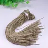 72# Nudo chino tejido a mano anillo de tracción falso colgante DIY pulsera collar anillo de tracción en espiral accesorios de joyería al por mayor