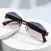 Novos Óculos de Sol Poligonais de Armação Pequena Transfronteiriços para Homens e Mulheres, Moda Europeia e Americana, Retrô, High-End, Óculos de Sol para Proteção Solar em Férias