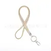 Ventas Directas de Fábrica de Placas de Identificación Hechas a Mano con Diamantes, Cordones con Insignia de Diseño de Cristales de Pedrería, Cordones de Identificación