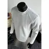 Camiseta de algodón de manga larga deconstruida tipo patchwork, unisex, para primavera y otoño, sudadera pesada estilo americano, corte limpio, adecuada como capa interior