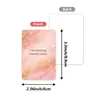 Estilo Ins Dourado Rosa Cartões de Afirmação da Fortuna 36 Cartões com Frases de Manifestação Materiais para Diário Decoração de Parede Cartões Pequenos