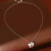 Colar de Pônei com Zircônia e Madrepérola para o Ano de Nascimento, Simples e Estiloso, Versátil para o Dia a Dia, Corrente de Clavícula com Sensação de Luxo Leve e Sofisticada para Mulheres