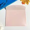 Sobre Pequeño para Guardar Tarjetas de Membresía, Sobre en Blanco Estilo Inserto Rosa