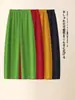 Pantalones Grises Claros de Dobladillo Curvo para Mujer 2026 Nuevo Estilo Pantalones de Pierna Ancha de Tiro Alto Sueltos Fluidos Casuales Pantalones Versátiles para Mujer