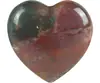 Atacado Transfronteiriço Acessórios de Pedra de Cristal Natural Pedra do Amor Artesanato de Pedras Semipreciosas Acessórios de Joias em Forma de Coração Pedra Nua