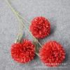 Nueva flor artificial de crisantemo de cabeza grande, decoración de boda de ping pong, bola de espinas, boda, decoración del hogar, vacaciones, bola de cebolla, diente de león, flor de seda