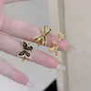 Anillo Nuevo de Esmalte Vintage con Lazo de Cinta para Mujer Versátil Nicho Alto Gama Anillo para Dedo Índice de Mariposa
