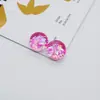Contas de resina peroladas de cor imitação 10mm contas esféricas planas de resina hemisféricas podem ser feitas botões acessórios de vestuário diy