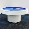 Mesa de Billar Redonda para Bares, KTVs, Lugares de Fiesta, Mesa de Billar Estilo Americano Ocho Bola Negra Estándar para Adultos, Interior Dos en Uno