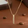 Colar de design elegante e estiloso, simples para o uso diário, corrente fina para a clavícula, acessório diário requintado, atacado