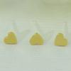 Mini pendientes de resina con forma de oreja, sencillos, pequeños y exquisitos, con forma de corazón, hipoalergénicos, elegantes y dulces, para mujer.