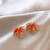 Pendientes de Perla de Caballo Rojo de Año Nuevo para Mujer, Sensación de Alta Gama, Pendientes del Nuevo Año Zodiacal 2026, Accesorios para Orejas de Otoño e Invierno