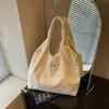 Bolsa de ombro casual simples transfronteiriça, bolsa de ombro versátil para o verão, adequada para viagens, lazer, trabalho e deslocamento, bolsa de mão para mulheres