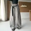 Pantalones para Niña 2026 Otoño Nuevo Estilo Niños Medianos y Grandes Cinturón de Lunares Casuales Pantalones de Pierna Ancha Pantalones de Pierna Recta Pantalones Deportivos para Niños