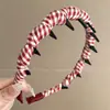 Pinzas para el Cabello de Tela de Alta Gama Estilo Coreano, Diademas Muy Bonitas para Mujer, Diseño de Corona Alta Que No Aprieta la Cabeza, Hace que el Rostro Luzca Más Pequeño, Accesorio para el Cabello de Diadema Exterior
