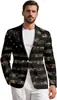Comercio Exterior Transfronterizo Chaqueta de Traje para Hombre Casual de Negocios Traje Ajustado Manga Larga Chaqueta de un Solo Botón Abrigo Fiesta Boda