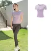 Camiseta Deportiva de Manga Corta de Verano Marca de Moda Fitness Deportiva Secado Rápido Transpirable Manga Corta Mismo Estilo para Hombres y Mujeres